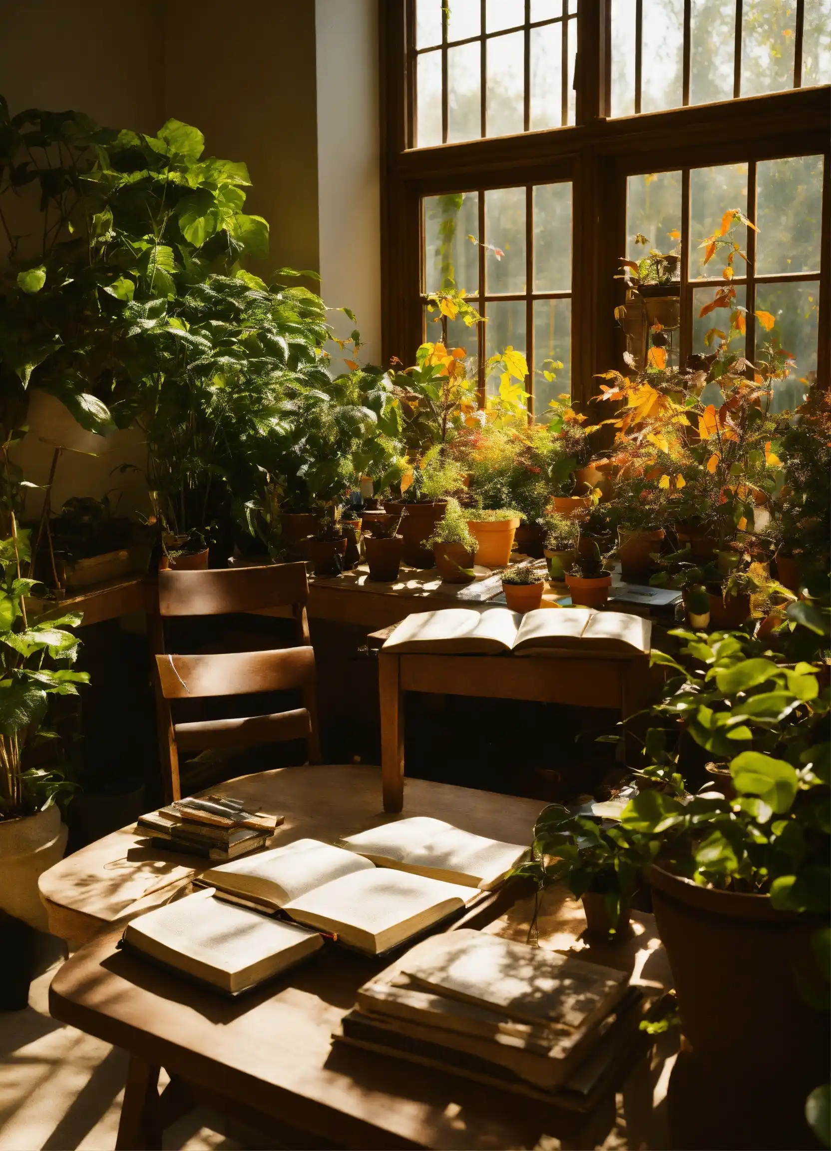 Planten in een kleine keuken op verschillende plekken